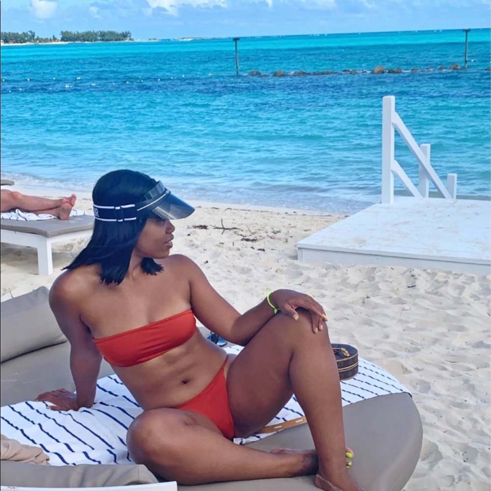 Naked Wardrobe Rust color bikini set
